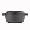 Cast iron casserole with a frying pan lid 4L
