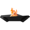FIRE / TRIANGLE garden firepit - tandoor-adventures.uk