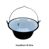 Enamelled cooking pot, cauldron 13 litres