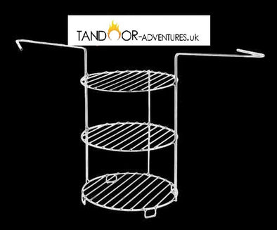 3 Tier Large Rack Grill for Tandoor , 27 cm diameter - tandoor-adventures.uk