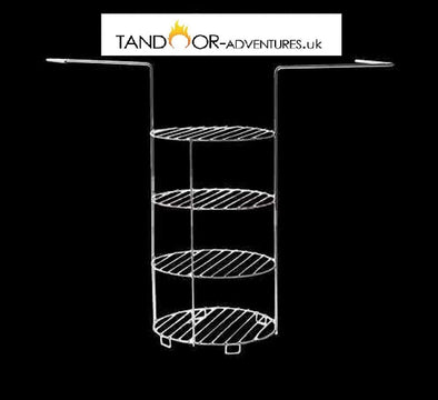 4 tier BBQ Rack Medium diameter 22cm - tandoor-adventures.uk