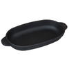 HoReCa, Cast iron oval frying pan with stand TM "BRIZOLL" 180x100x25 mm