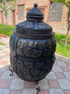 CHAMOTTE CLAY TANDOOR  OVEN "TBILISI" 125L CC INSULATED IN GOLD COLOR