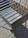 Portable bbq and brazier for 10 skewers. For home, catering and restaurant - tandoor-adventures.uk