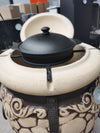 Cast Iron Casserole Pot 2,3l Kazan pot Quality cast iron with lid heavy duty - tandoor-adventures.uk