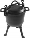 Hunting Cooking Stew Pot Cast Iron Cauldron Fireplace Stock Pot Open Fire/BBQ - tandoor-adventures.uk