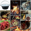 Enamelled cooking pot, cauldron 10 litres